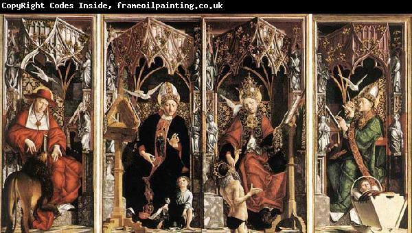 PACHER, Michael Altarpiece of the Church Fathers
